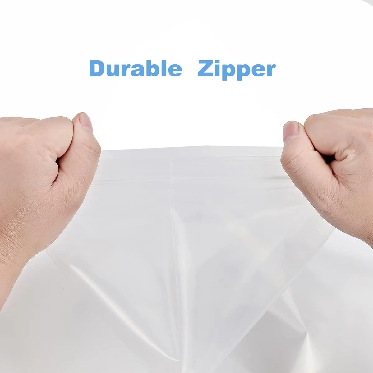 1000PCS 3"x4" Clear Plastic Resealable Poly Zip Bags Lock Baggies For Packaging Jewelry Bag Durable Thick 2.4 Mil