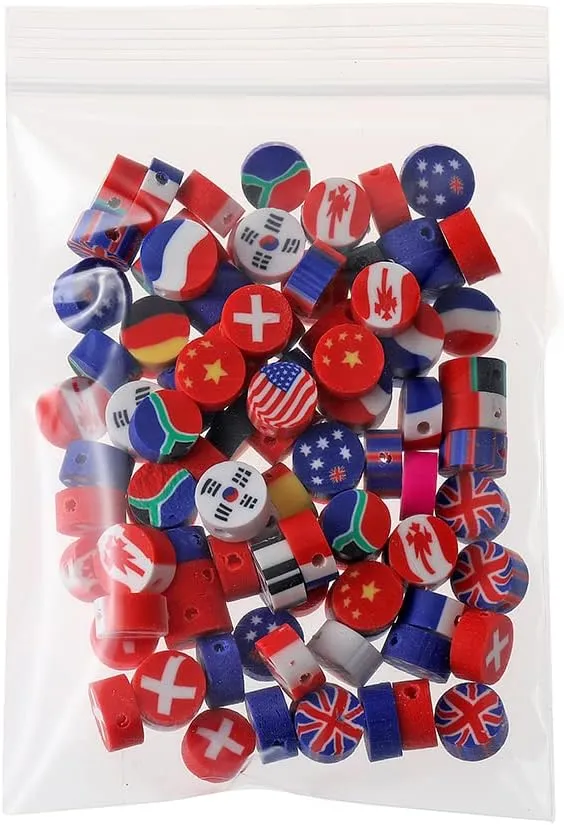 1000PCS 3"x4" Clear Plastic Resealable Poly Zip Bags Lock Baggies For Packaging Jewelry Bag Durable Thick 2.4 Mil