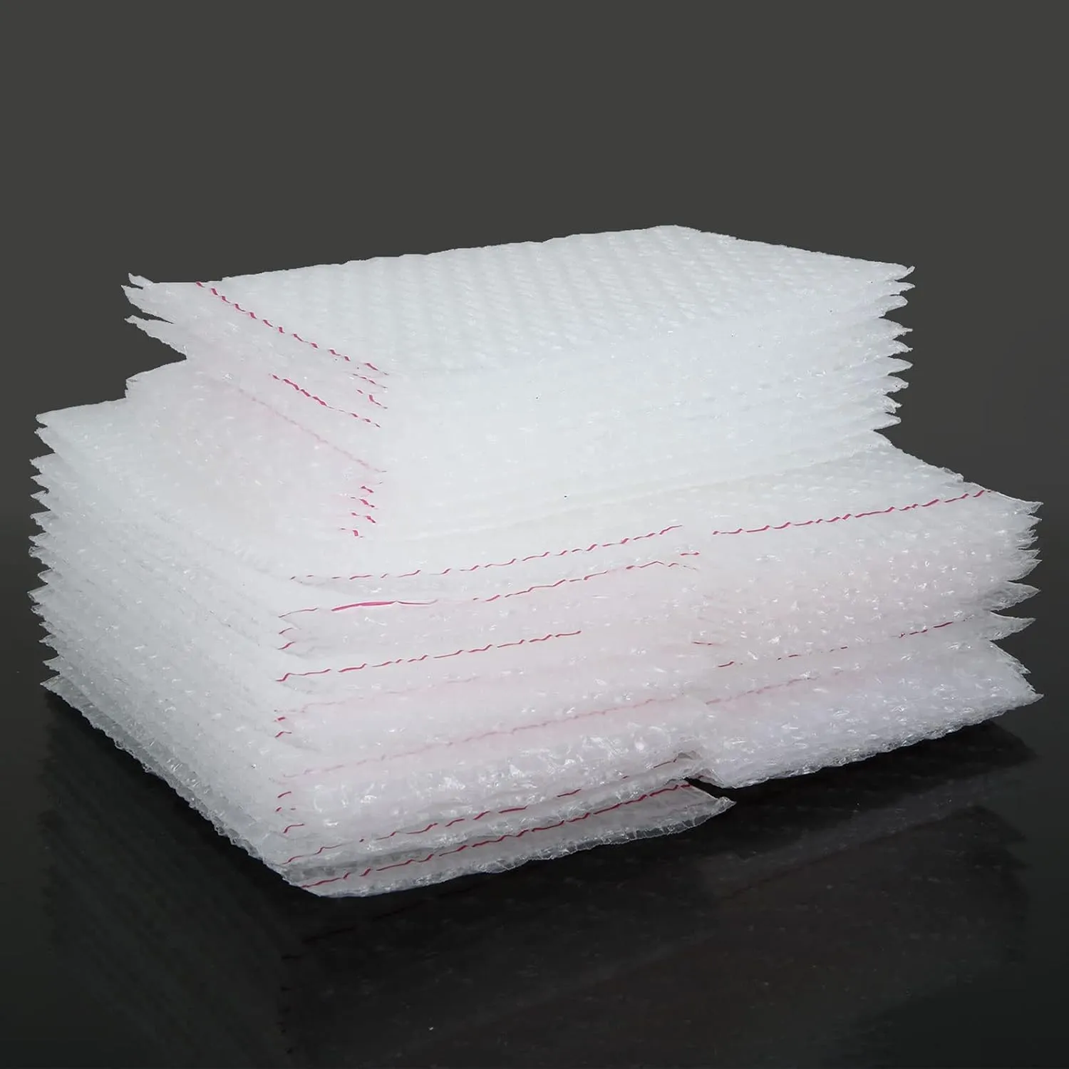 100PCS Clear Self-Seal Bubble Pouches, 5x7 Inches, Plastic Bubble Bags for Packing, Shipping, Storage