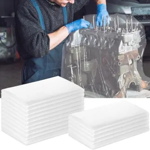 15 Pcs Engine Bag Cover Engine Storage Bag Plastic Engine Storage Bags Bulk for Engine Protection Waterproof Dustproof Motor Cover Plastic, 39.37 x 47.24 Inch
