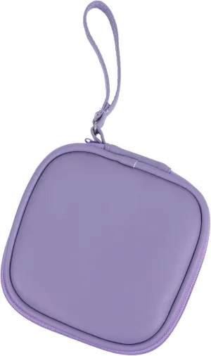 1pc Headphone Storage Bag Cable Gadget Bag Organizer Case Organiser Earphone Bag Travel Pouches Purple