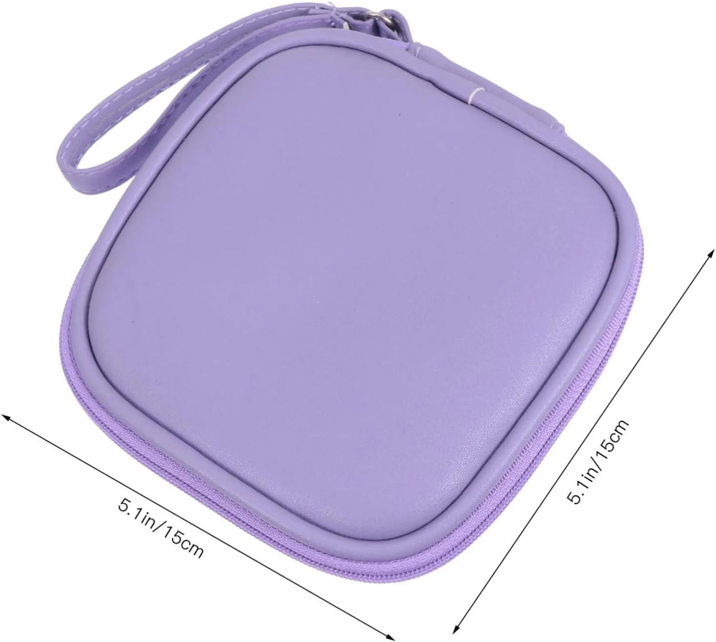 1pc Headphone Storage Bag Cable Gadget Bag Organizer Case Organiser Earphone Bag Travel Pouches Purple
