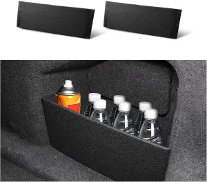 2 Pcs Car Trunk Side Organizer Divider for Buick Excelle 2015-2025, Trunk Organizer with Self-Adhesive Flocked Panel, Trunk Organizer for Efficient Organization