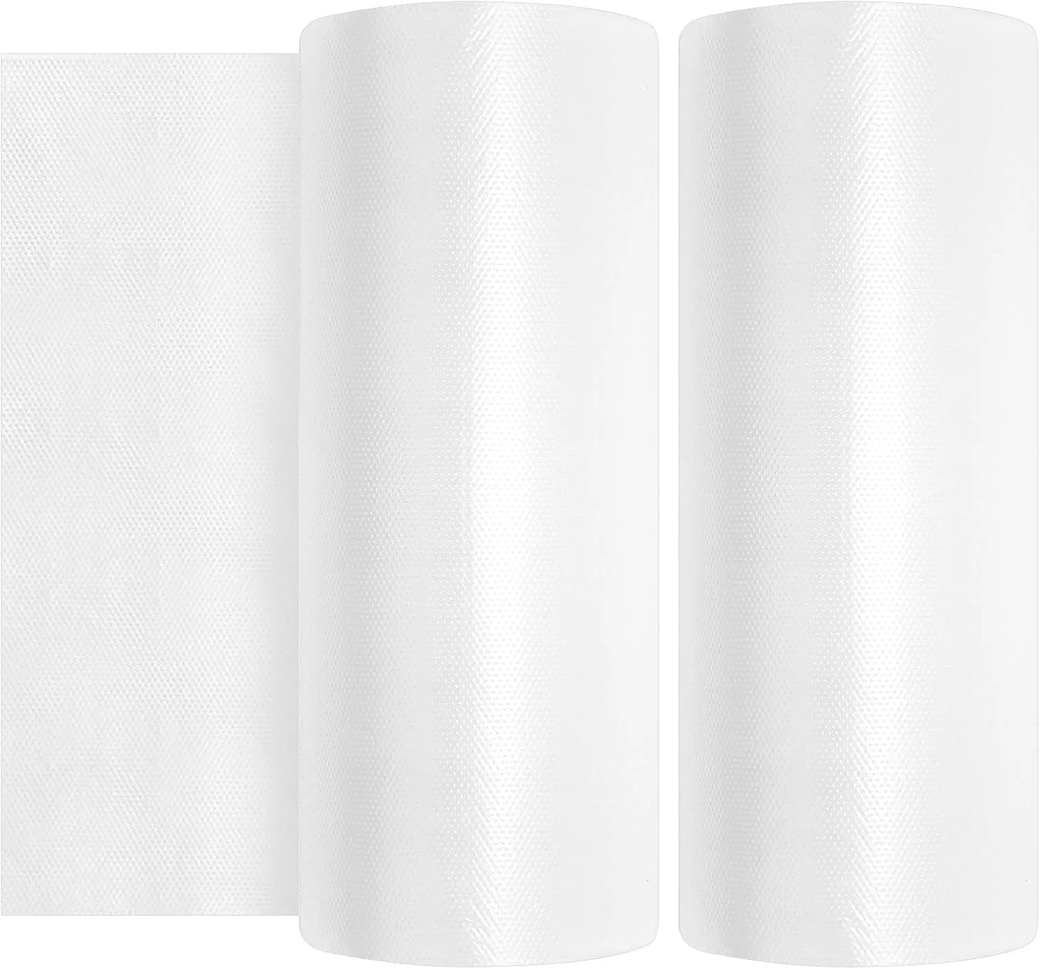 2 Roll 10" x 14" Plastic Produce Bags, Clear Produce Bags Roll 1000 Bag, Plastic Food Bags for Food, Fruits, Vegetable Storage