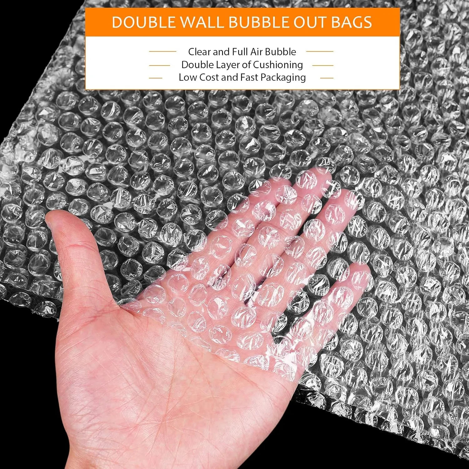 20 Pcs Bubble Out Bags 16" x 20", Clear Bubble Pouches Wrap bag, Double Walled Shockproof Bubble Cushioning Wrap for Moving,Shipping and Storage, Pcaking Supplies for Glasses, China and Dishes