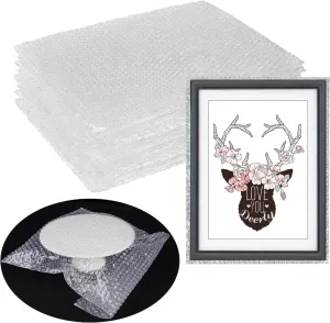 20 Pcs Bubble Out Bags 16" x 20", Clear Bubble Pouches Wrap bag, Double Walled Shockproof Bubble Cushioning Wrap for Moving,Shipping and Storage, Pcaking Supplies for Glasses, China and Dishes