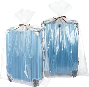 20 Pcs Clear Giant Storage Bag 32 x 48 in 40 x 60 in 4 Mil Extra Large Clear Plastic Storage Bag Jumbo Plastic Moving Bags for Dustproof Moistureproof Luggage Suitcase Comforter Chair Bike Furniture