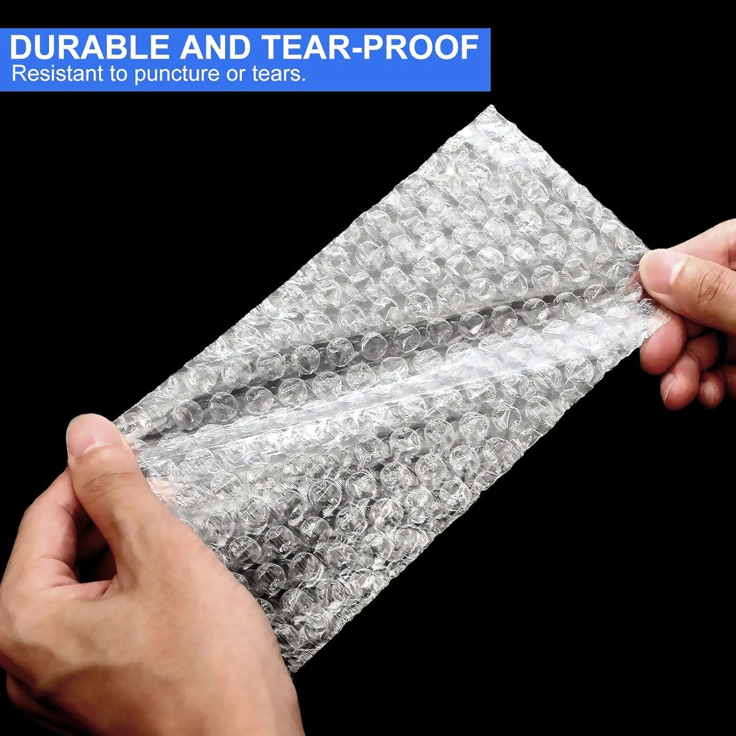 200 Pcs Clear Bubble Pouches Bags 4x8 inch, Protective Bubble Pouch Double Walled Flush Cut Thickening Shockproof Foam Wrap Bags for Cushioning, Packing, Shipping, Moving and Storage