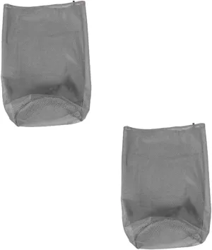 2pcs Duffle Bag for Camping Heavy Duty Drawstring Sack Travel Clothes Organizers Mesh Fabric