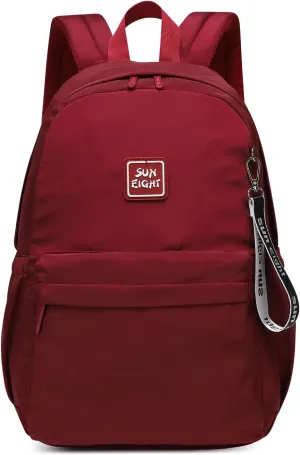 30L Waterproof School Backpack for Girls 6-18 Years Large Capacity Lightweight Bookbag for Elementary to High School Durable Travel Backpack with Adjustable Straps(Bright Red)