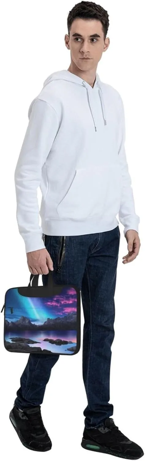 3d Graphics Universe Space Print Laptop Bag Premium Laptop Bag With Shock-Absorbing Lining, For Everyday Use And Travel