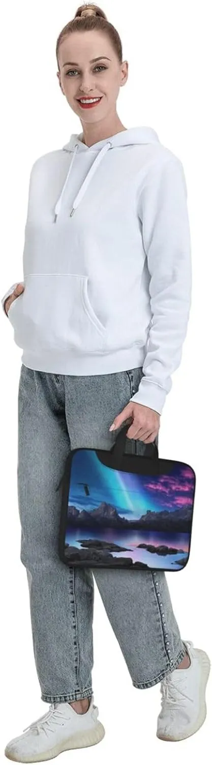 3d Graphics Universe Space Print Laptop Bag Premium Laptop Bag With Shock-Absorbing Lining, For Everyday Use And Travel
