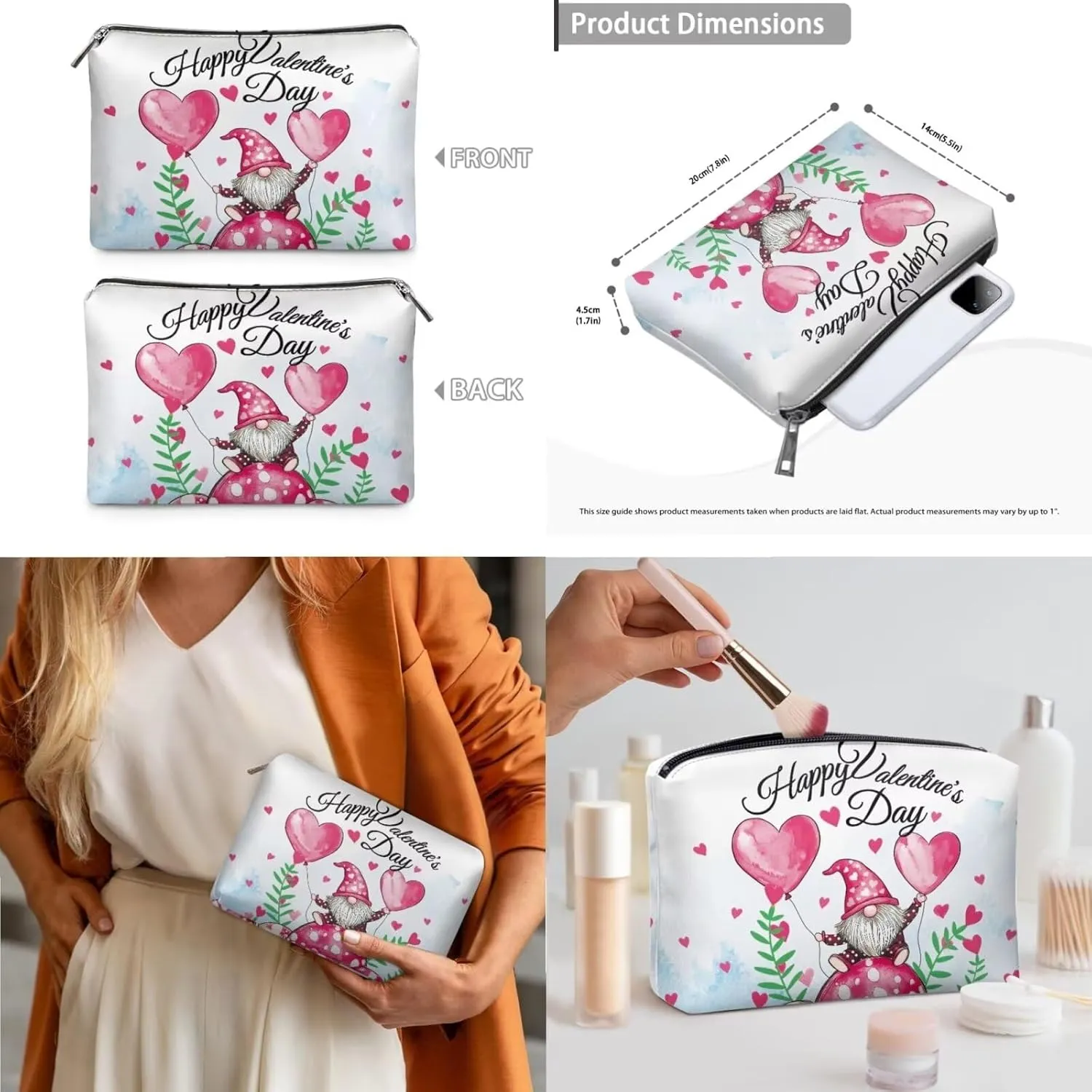 3Pcs Crossbody Bags Set Tote Bag for Women Clutch Purses for Women Wristlet Wallets for Women