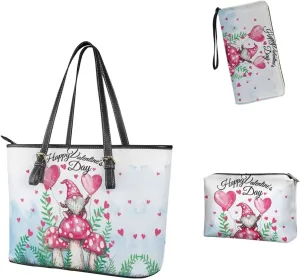3Pcs Crossbody Bags Set Tote Bag for Women Clutch Purses for Women Wristlet Wallets for Women