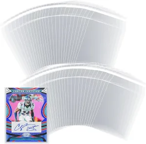 400Pcs Top Loader Sleeves Penny Sleeves for Top Loaders Resealable Team Bags for 35-75PT Rigid Toploader Card Holder Trading Card Sleeves Trading Card Protectors for Semi Rigid Card Holders(3" x 4")