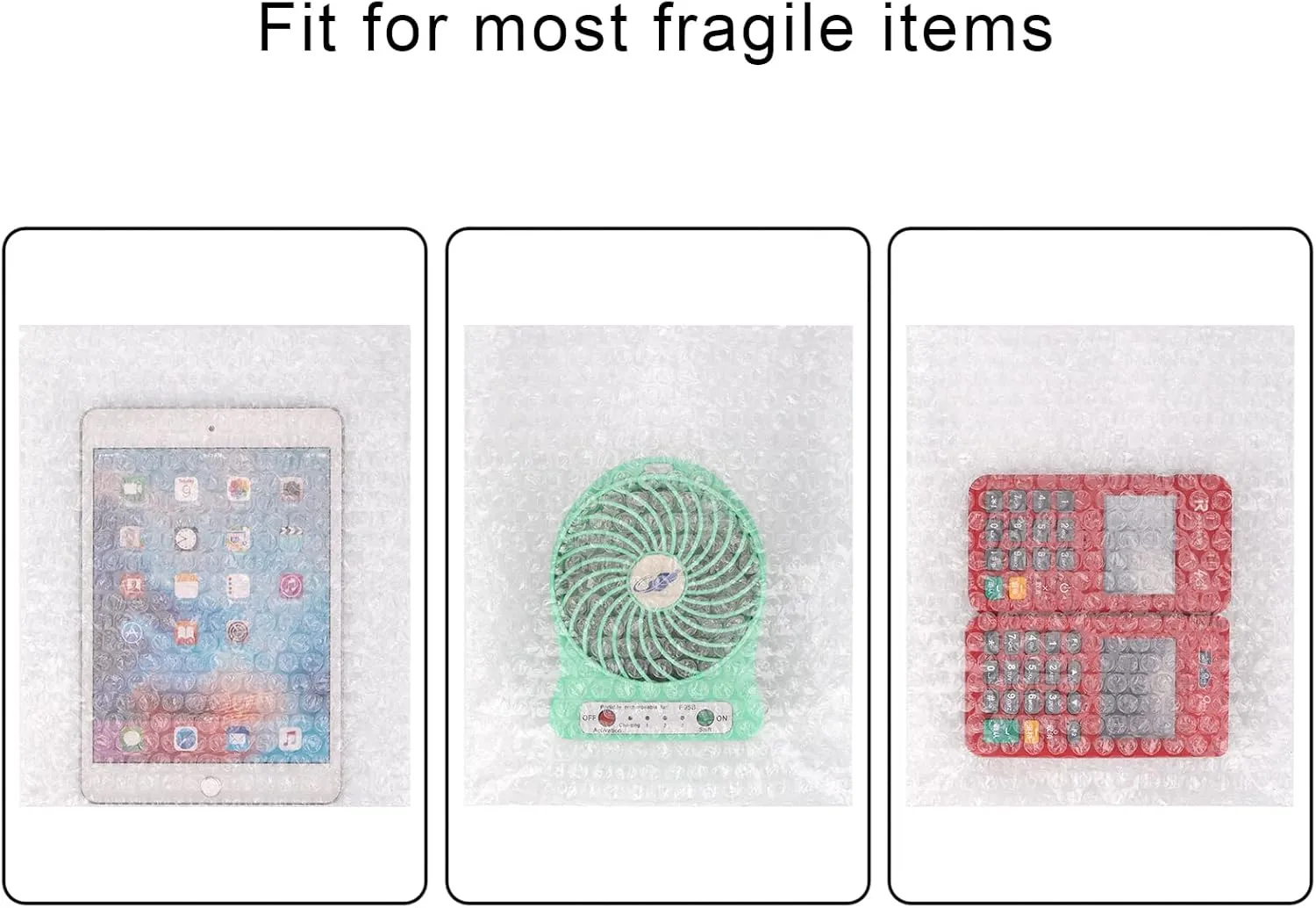 50Pcs Bubble Out Bags Pouches 8"x 10" Bubble Pouches Cushioning Packaging Bags, Double Walled Cushioning Bags Thickening Shockproof Foam Bags for Moving, Shipping, and Storage