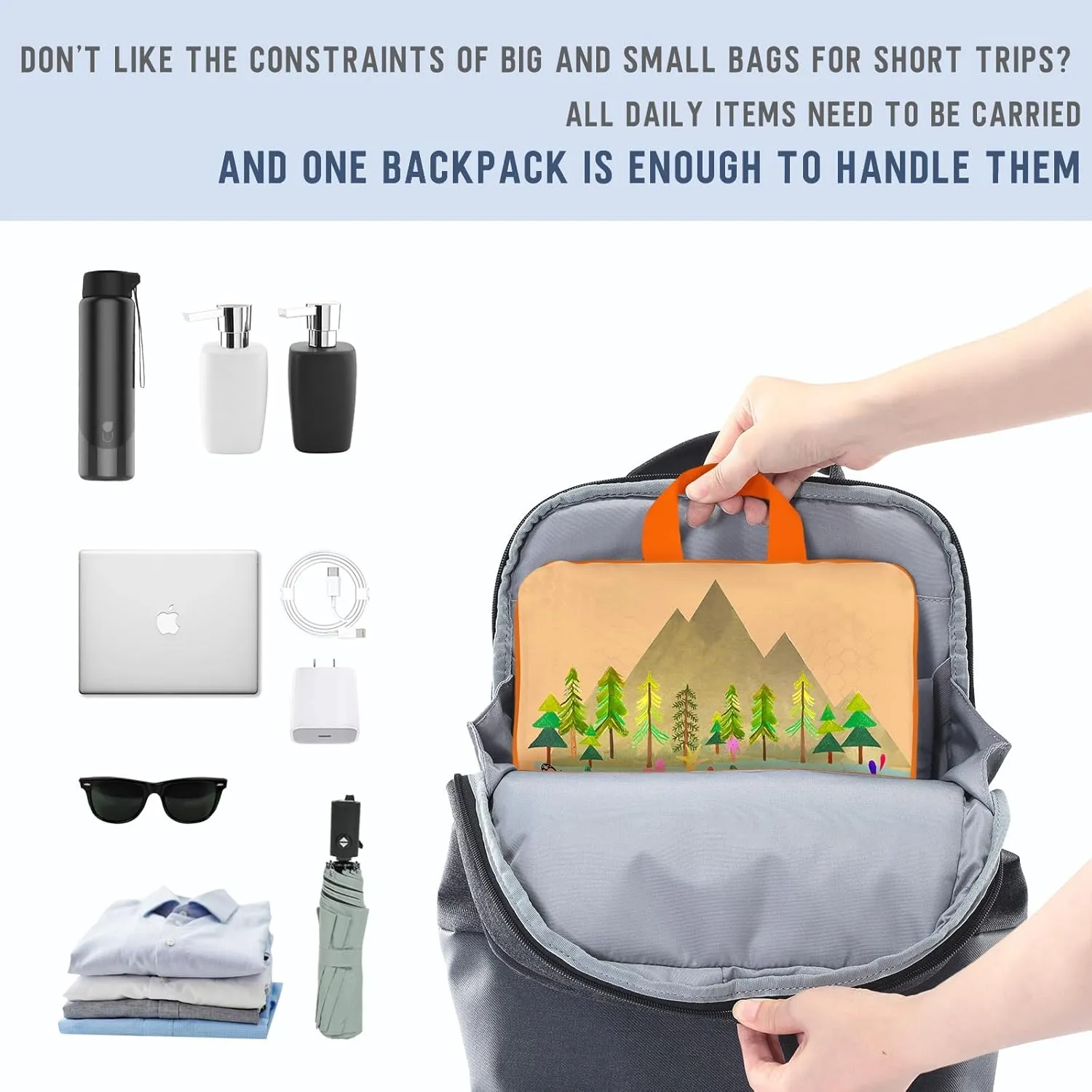 6 Set Boho Compression Packing Cubes Compressed Storage Bags for Carry on Suitcases Packaging Luggage Bags Organizers for Travel