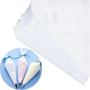 600PCS Piping Bag 12 Inch Disposable Cake Decorating Bag, Anti Burst Pastry Bags, Icing Piping Bags for Frosting for Cakes and Cookies Decoration
