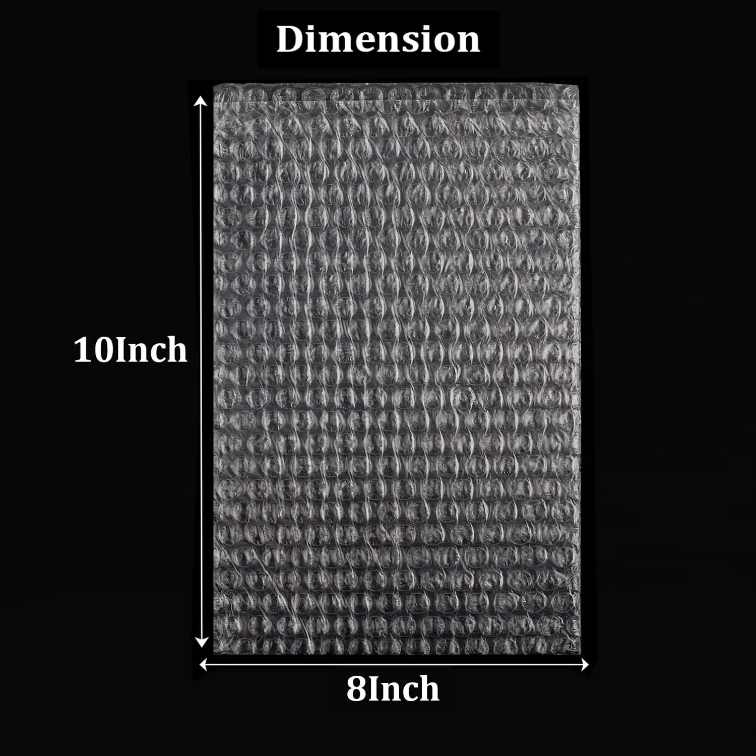 8 x 10inch Clear Bubble Out Bag Pouches, Yision 50PCS Protective Bubble Cushion Wrap Bag, Double Wall Shockproof for Moving, Shipping and Storage