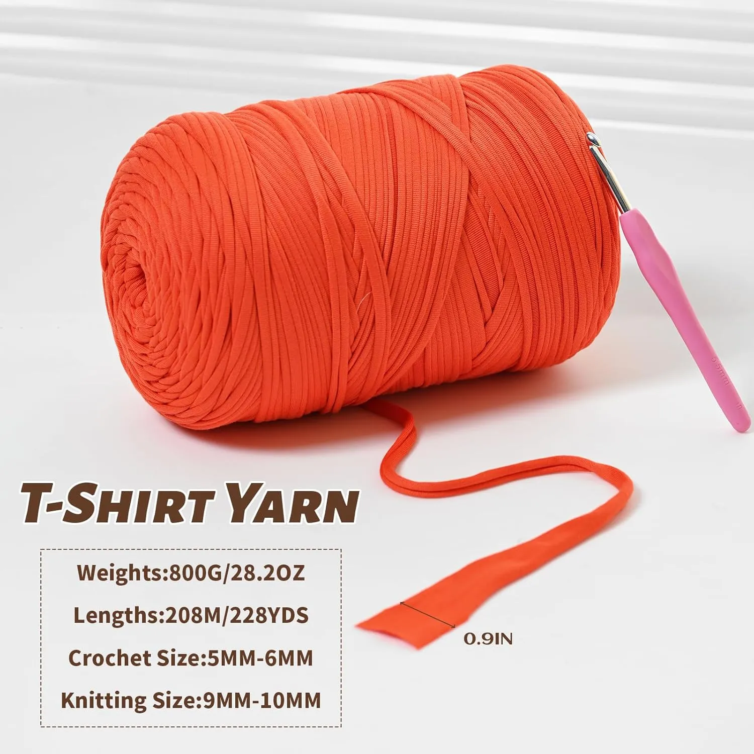 800G（228YDS） Tshirt Yarn for Crocheting，Chunky T-Shirt Yarn for Beginner Crochet Bags，Baskets，Coasters，Shoes，Clothes，DIY Crafts, Elastic Fabric Thick Hand Knitting（Black White-Grey）