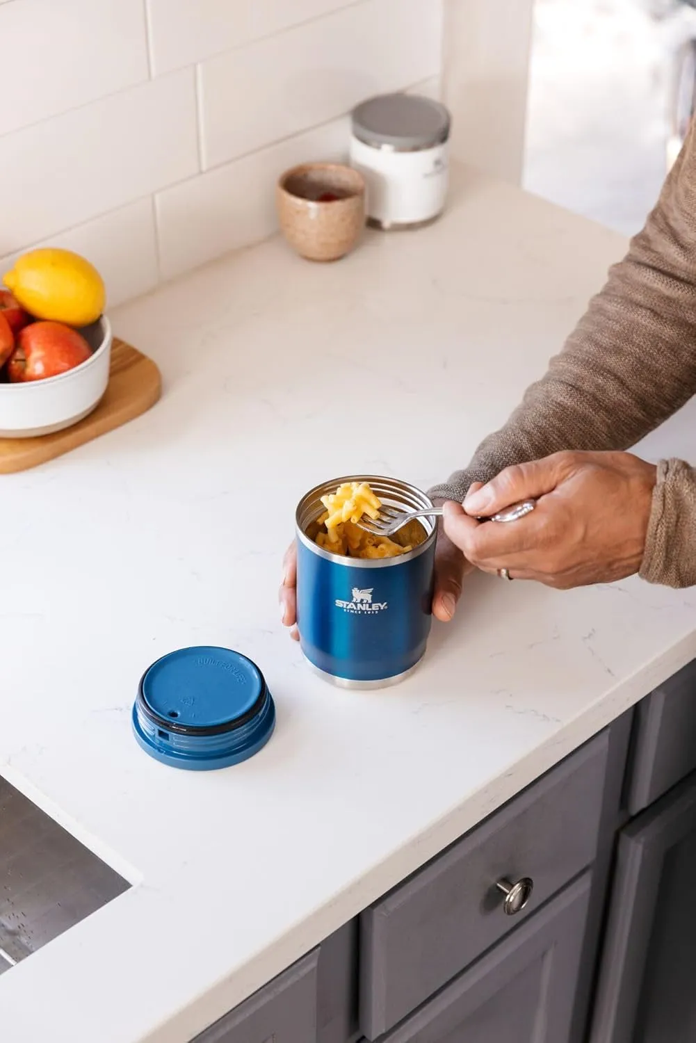 Adventure To-Go Food Jar | Vacuum Insulated Thermos Food Container | Wide Mouth Screw On Lid | Packable for Travel | Stainless Steel with Leakproof Lid | BPA-Free