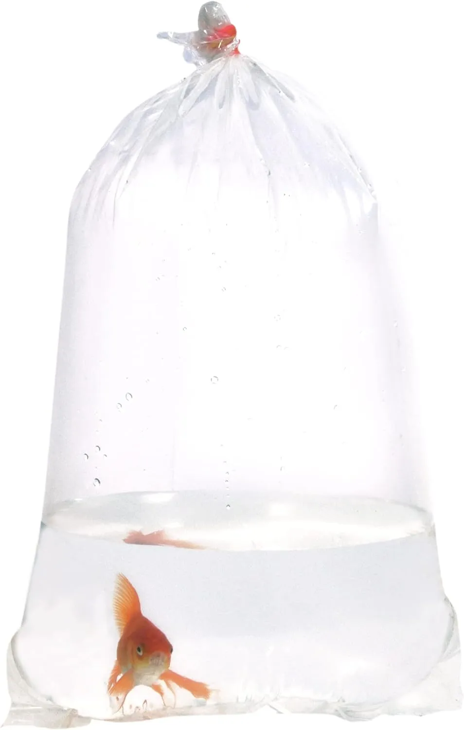 ALFA FISHERY BAGS Size 16 x 24 Inches Round Corners Bottom Leak Proof Clear Plastic Fish Bags for Marine and Tropical Fish Transport 2.5 mil.