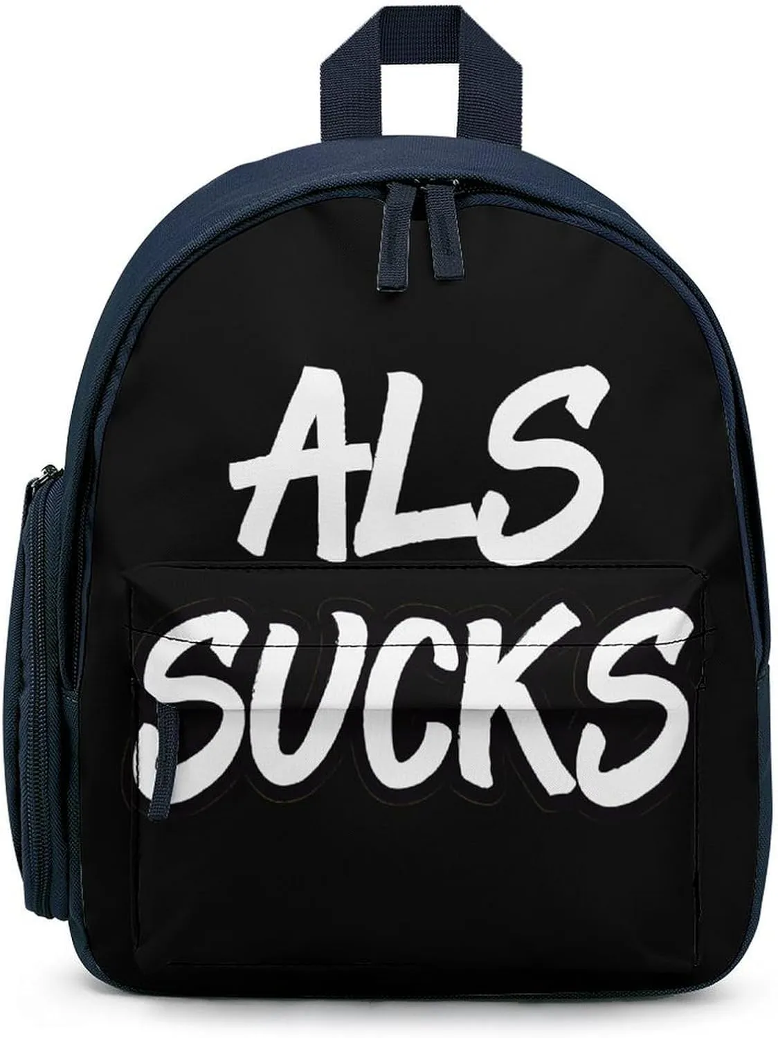 ALS Sucks Awareness Month Travel Backpack Water Resistant Luggage Daypack Business Weekender Bag for Men Women