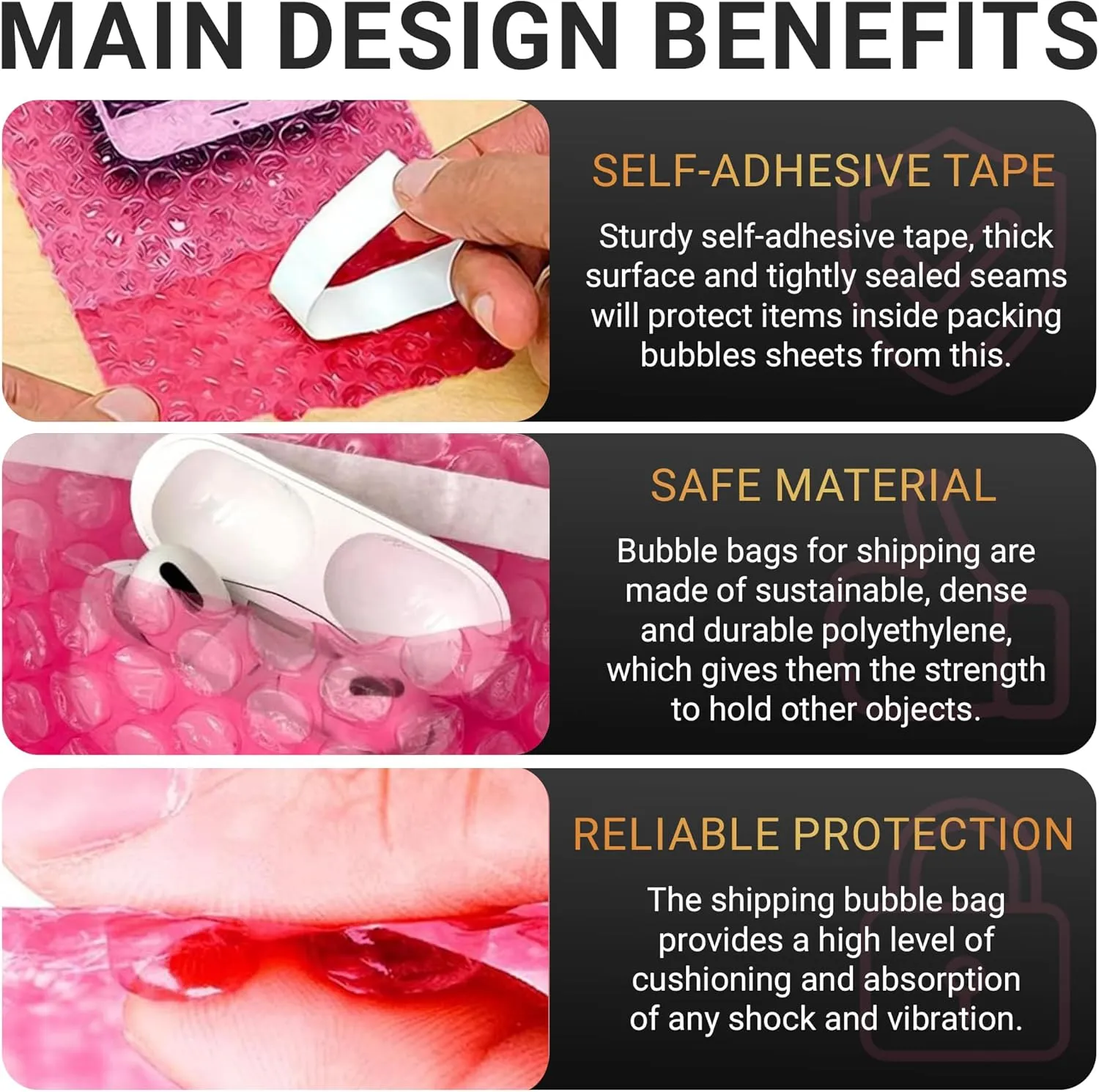 APQ Pack of 25 Anti-Static Bubble Out Bags 4x10.5. Resealable Static Shielding Bag 4 x 10.5. Bubble Cushioning Pouch Bag for Packaging, Storing Sensitive Electronic Components.