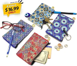 Authentic Patterned Versatile Purse, Woven Zipper Pouch, Keyring Pouch, Coin Wallet, Hip Purse, Women Makeup Wallet, Türkish Woven Purse