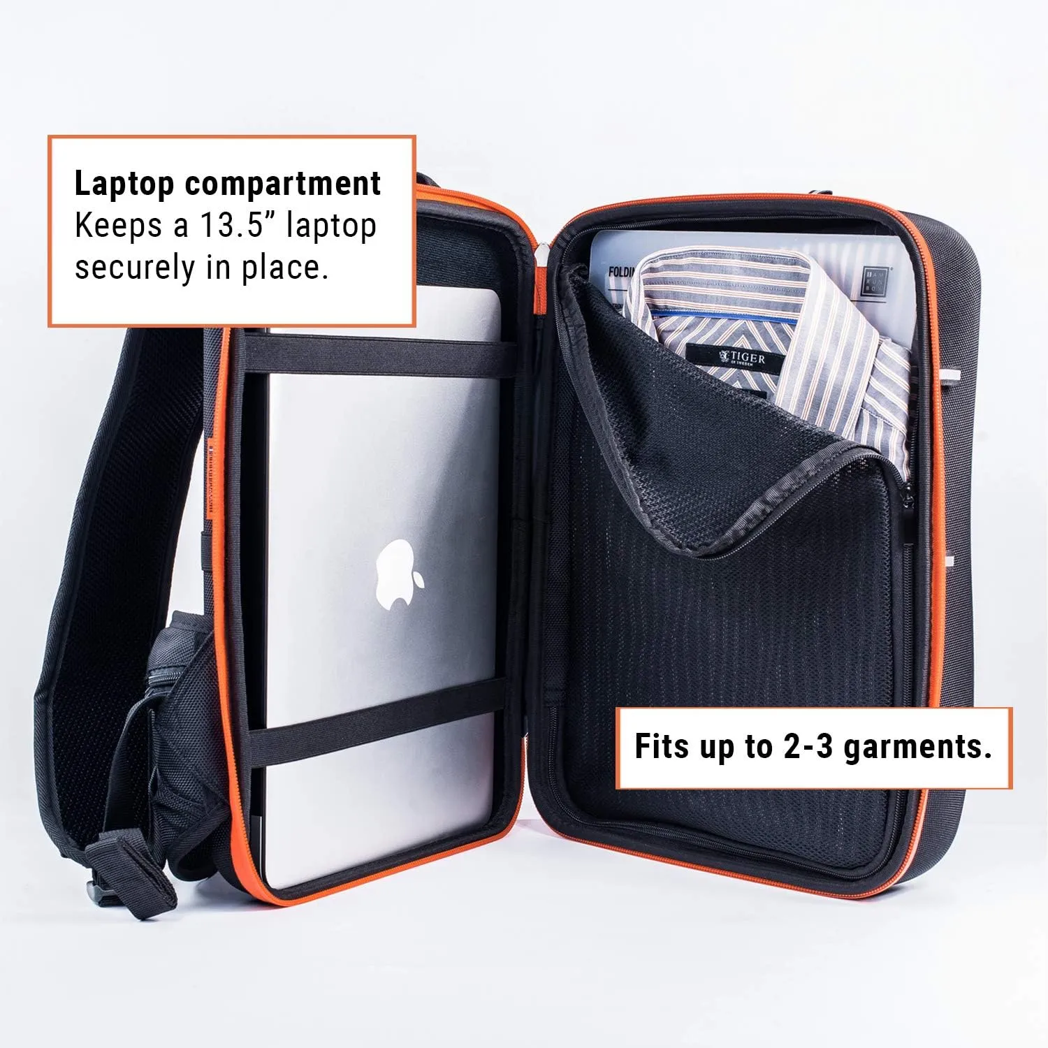 Backpack Pro, for Men and Women, Waterproof Anti-Theft Laptop Backpack for Commuting and Travel, Lightweight for Running, Cycling, and Outdoor Lifestyles, Orange