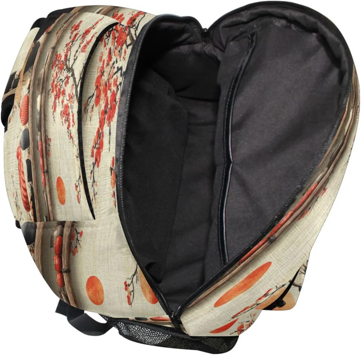 Backpacks for Men and Women Fashion Stylish Travel Bags with Chest Strap for Travel Trip Cereal Japanese Style