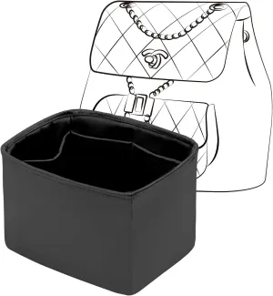 Bag Organizer for Chanel Duma Bags, Luxurious Black