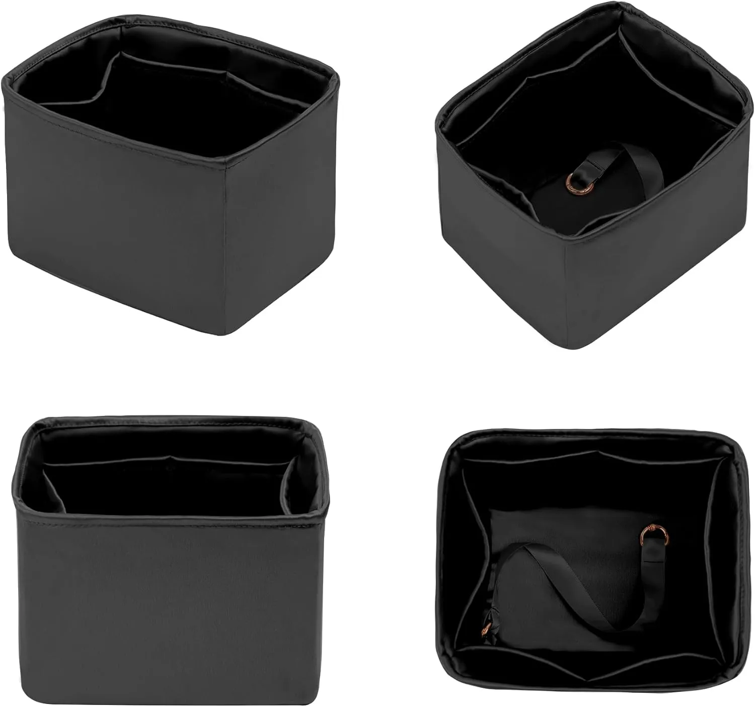 Bag Organizer for Chanel Duma Bags, Luxurious Black