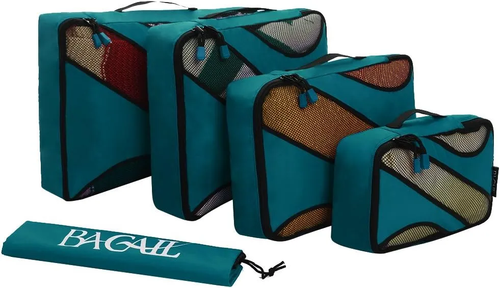 BAGAIL 6 Set Packing Cubes,Travel Luggage Packing Organizers