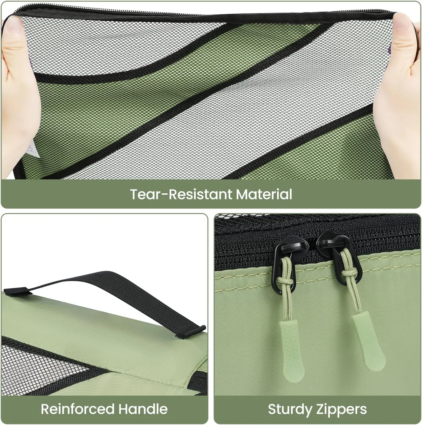 BAGAIL 6 Set Packing Cubes,Travel Luggage Packing Organizers
