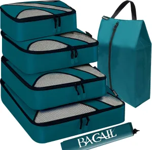 BAGAIL 6 Set Packing Cubes,Travel Luggage Packing Organizers