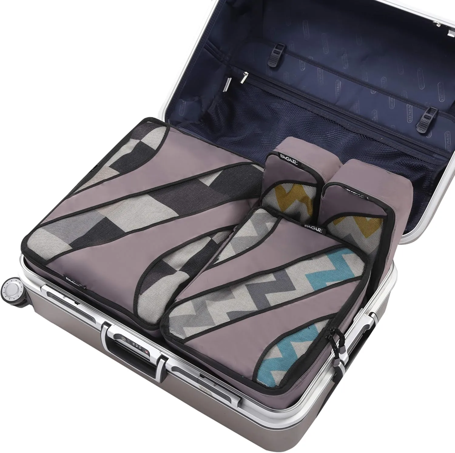 BAGAIL 6 Set Packing Cubes,Travel Luggage Packing Organizers