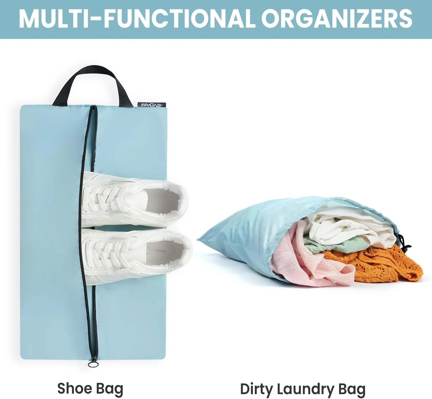 BAGAIL 6 Set Packing Cubes,Travel Luggage Packing Organizers