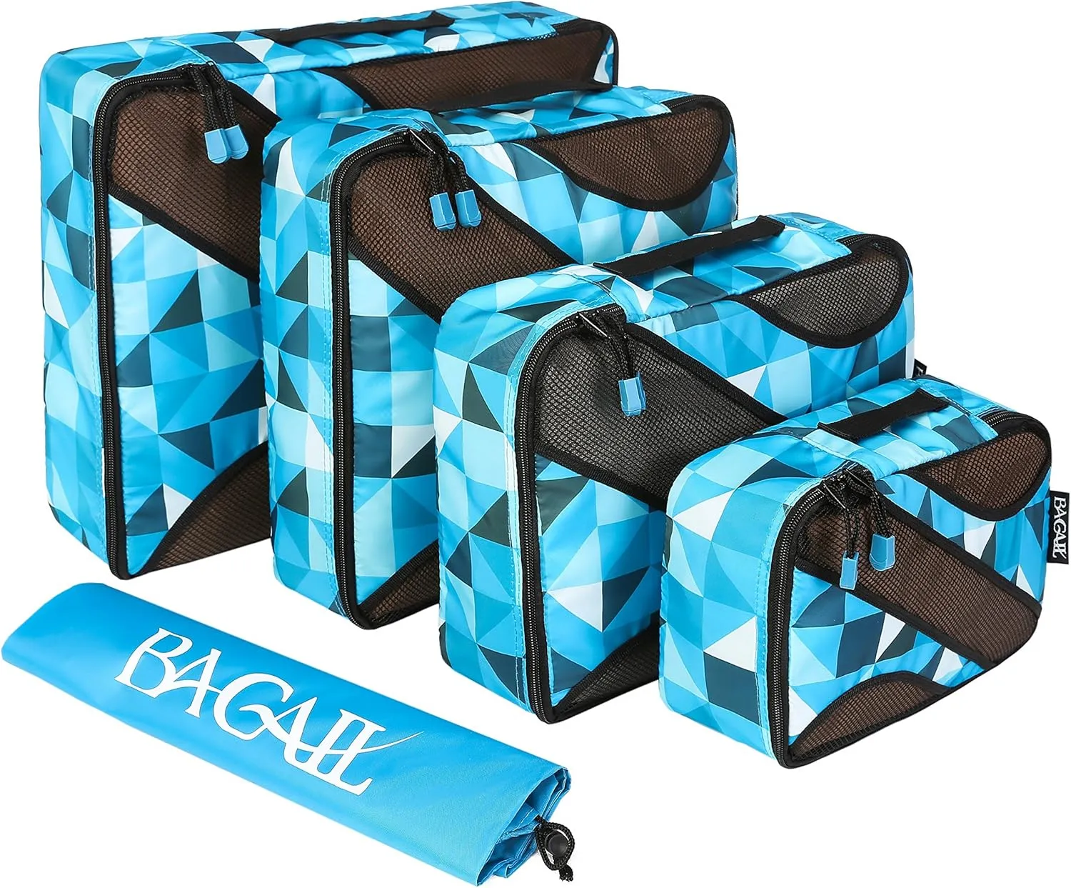 BAGAIL 6 Set Packing Cubes,Travel Luggage Packing Organizers