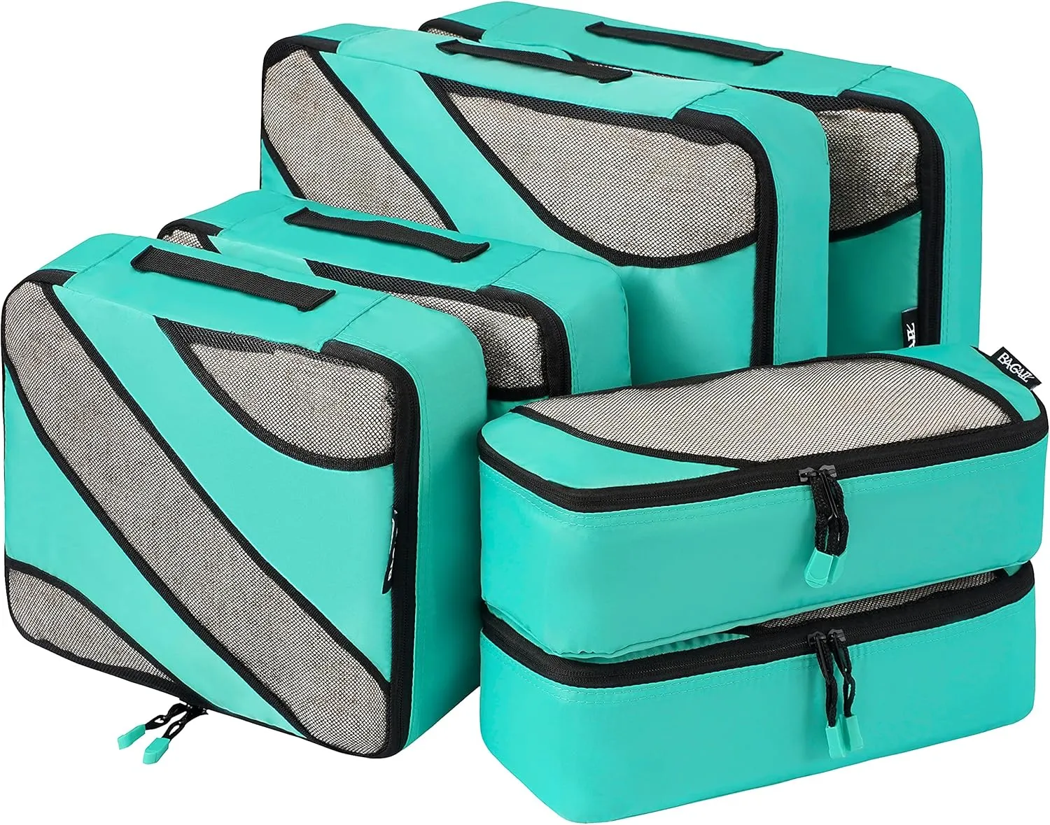 BAGAIL 6 Set Packing Cubes,Travel Luggage Packing Organizers