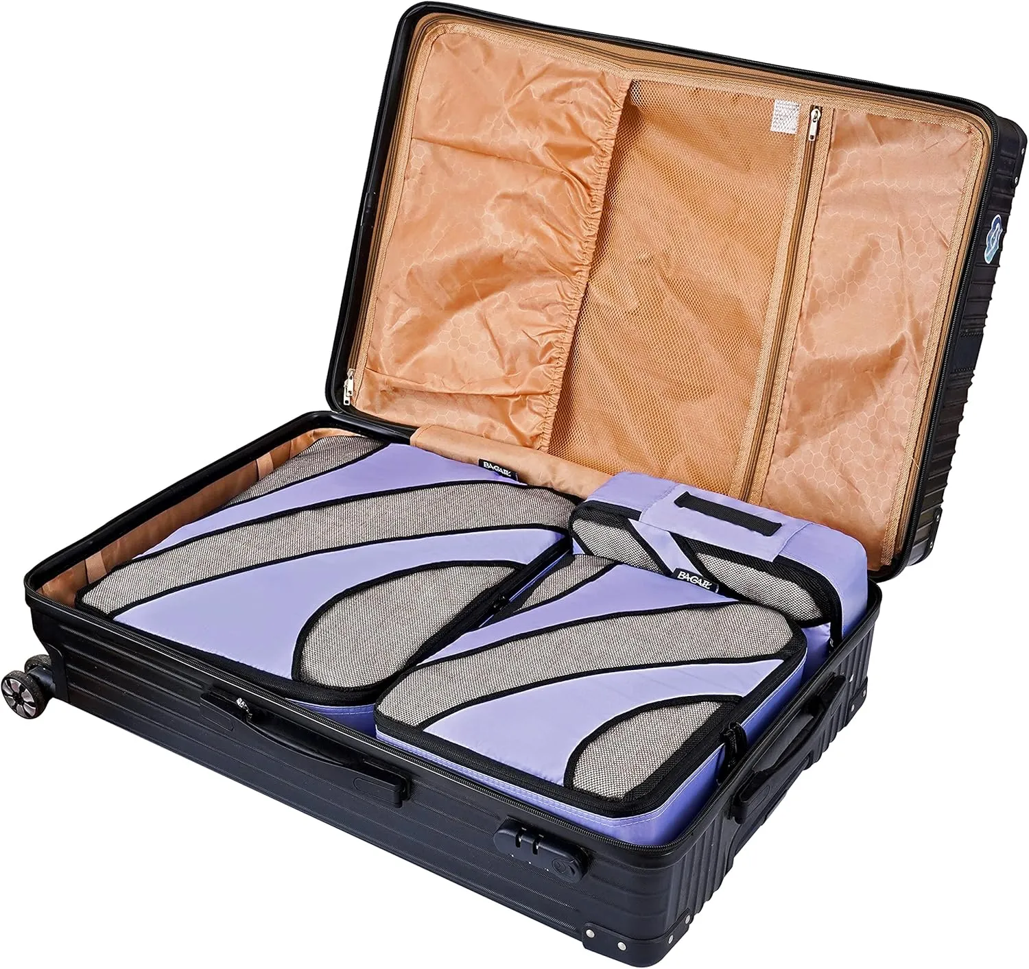BAGAIL 6 Set Packing Cubes,Travel Luggage Packing Organizers