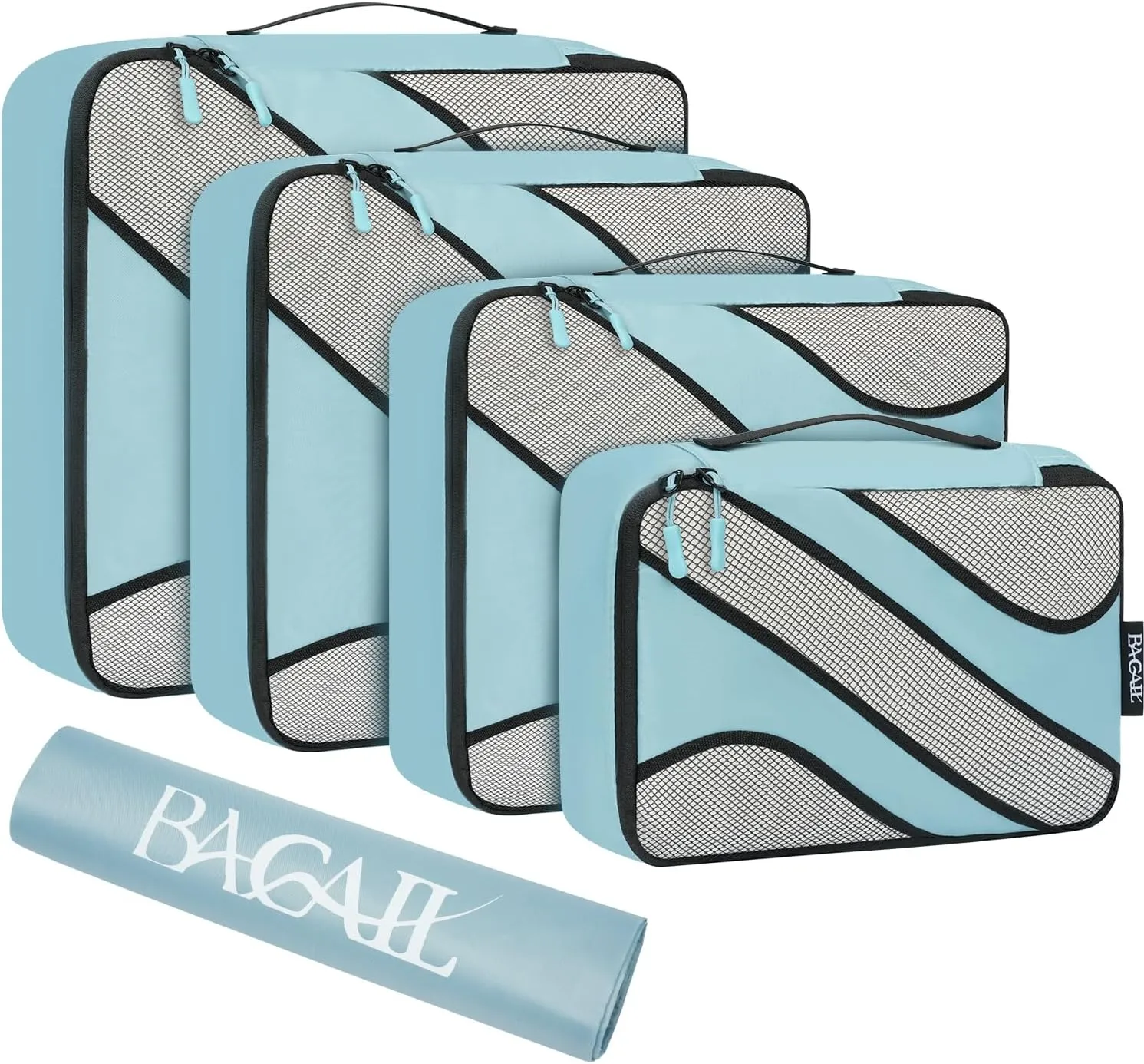 BAGAIL 6 Set Packing Cubes,Travel Luggage Packing Organizers