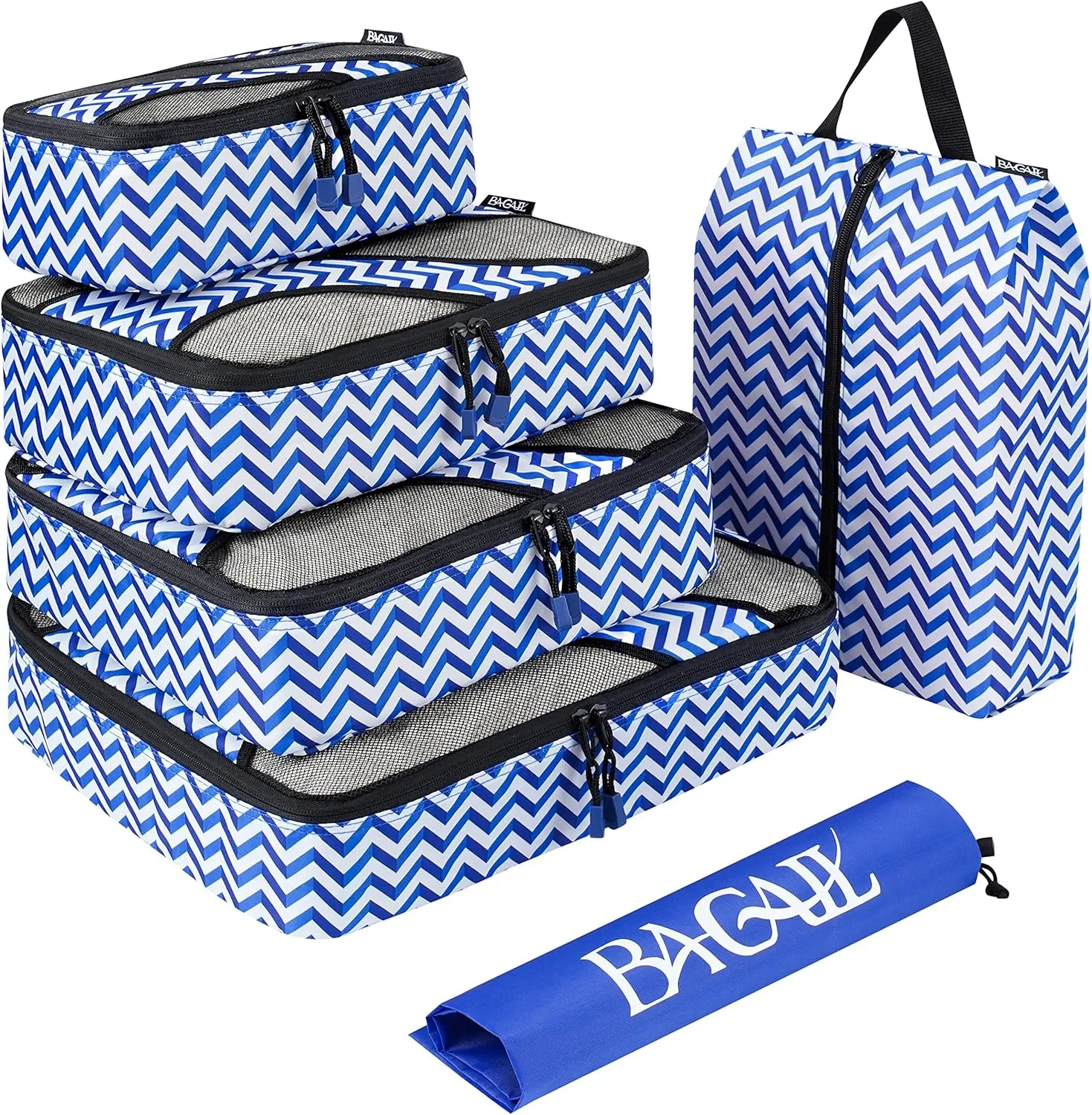 BAGAIL 6 Set Packing Cubes,Travel Luggage Packing Organizers
