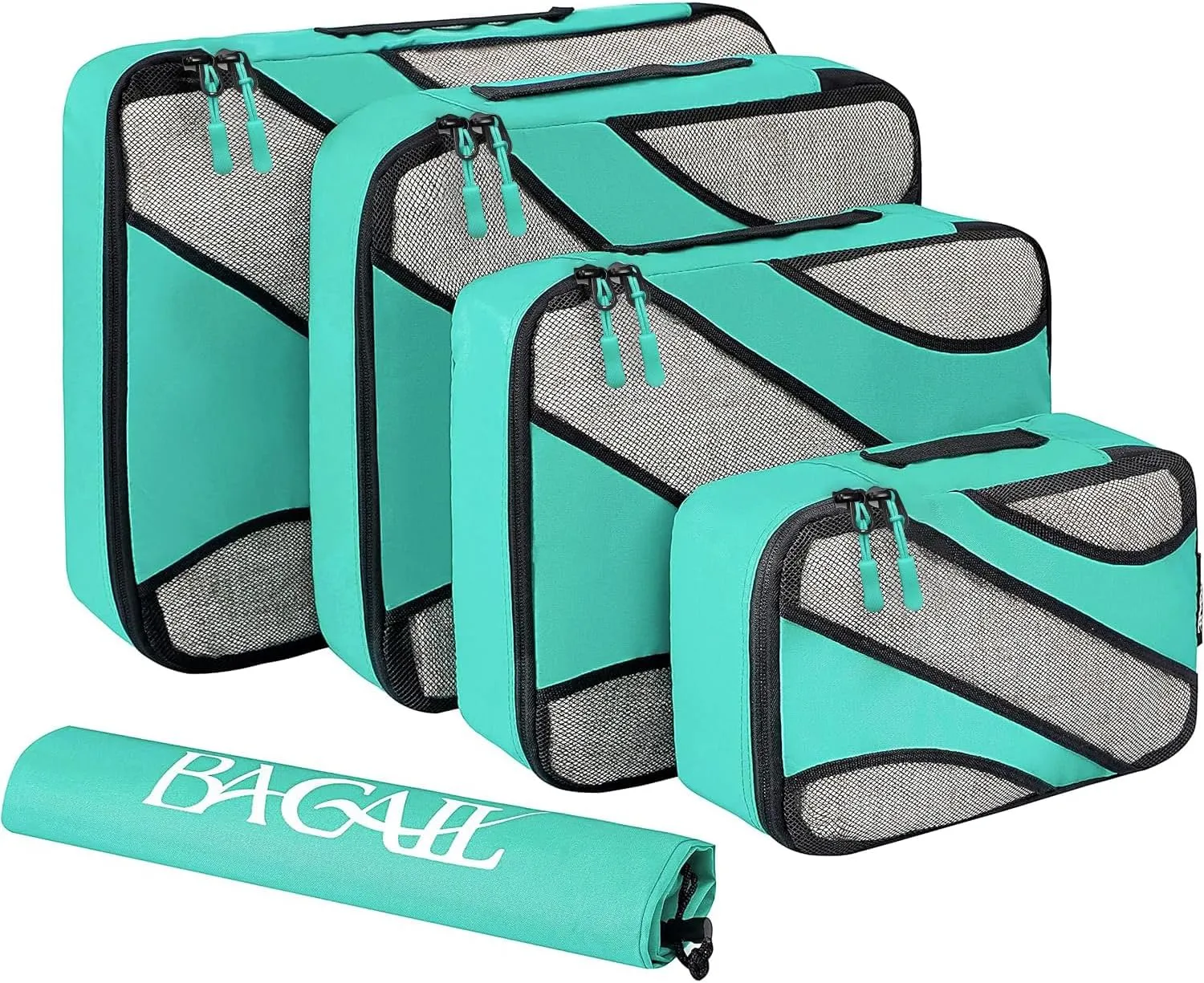 BAGAIL 6 Set Packing Cubes,Travel Luggage Packing Organizers