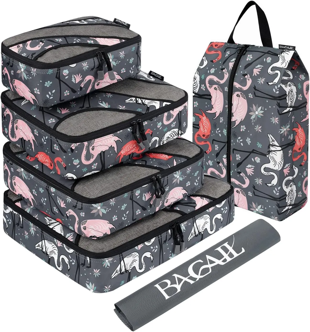 BAGAIL 6 Set Packing Cubes,Travel Luggage Packing Organizers