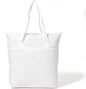Baggallini Swift Tote Bag for Women - Lightweight 12x16 Nylon Zipped Travel Carry On Bag w/Luggage Sleeve
