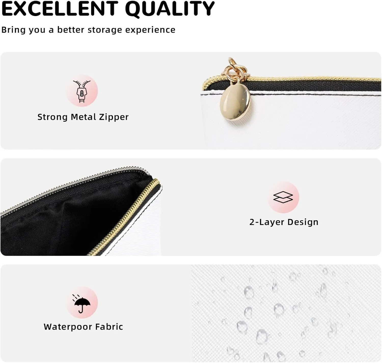 Baseballs Blue Makeup Bag Waterproof Cosmetic Bag Organizer Small Make Up Zipper Pouch Portable Travel Toiletry Bag for Women Girls