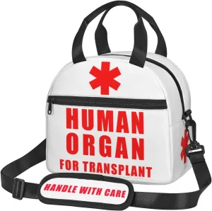 bassyil Insulated Lunch Bag Reusable Lunch Box With Adjustable Shoulder Strap Cooler Tote Bag For Men Women (red)