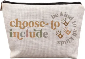Be Kind Makeup Bags - Teacher Appreciation & Speech Therapy Gifts