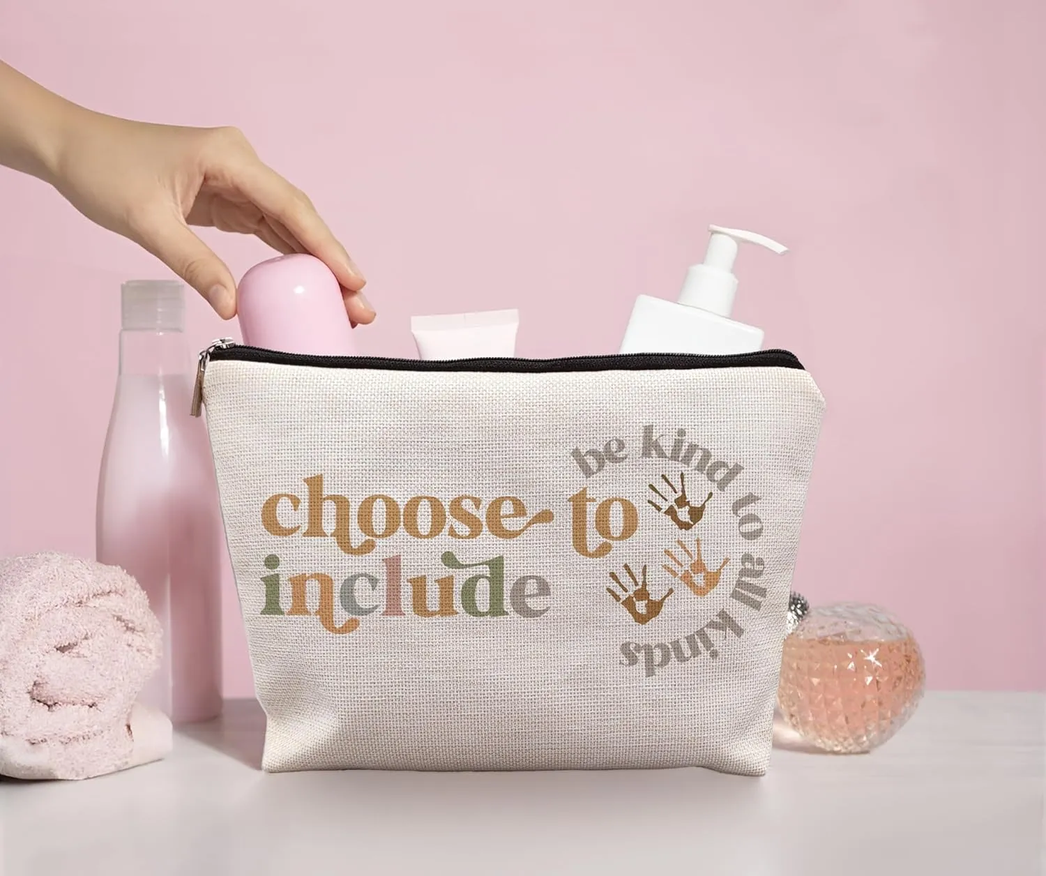 Be Kind Makeup Bags - Teacher Appreciation & Speech Therapy Gifts